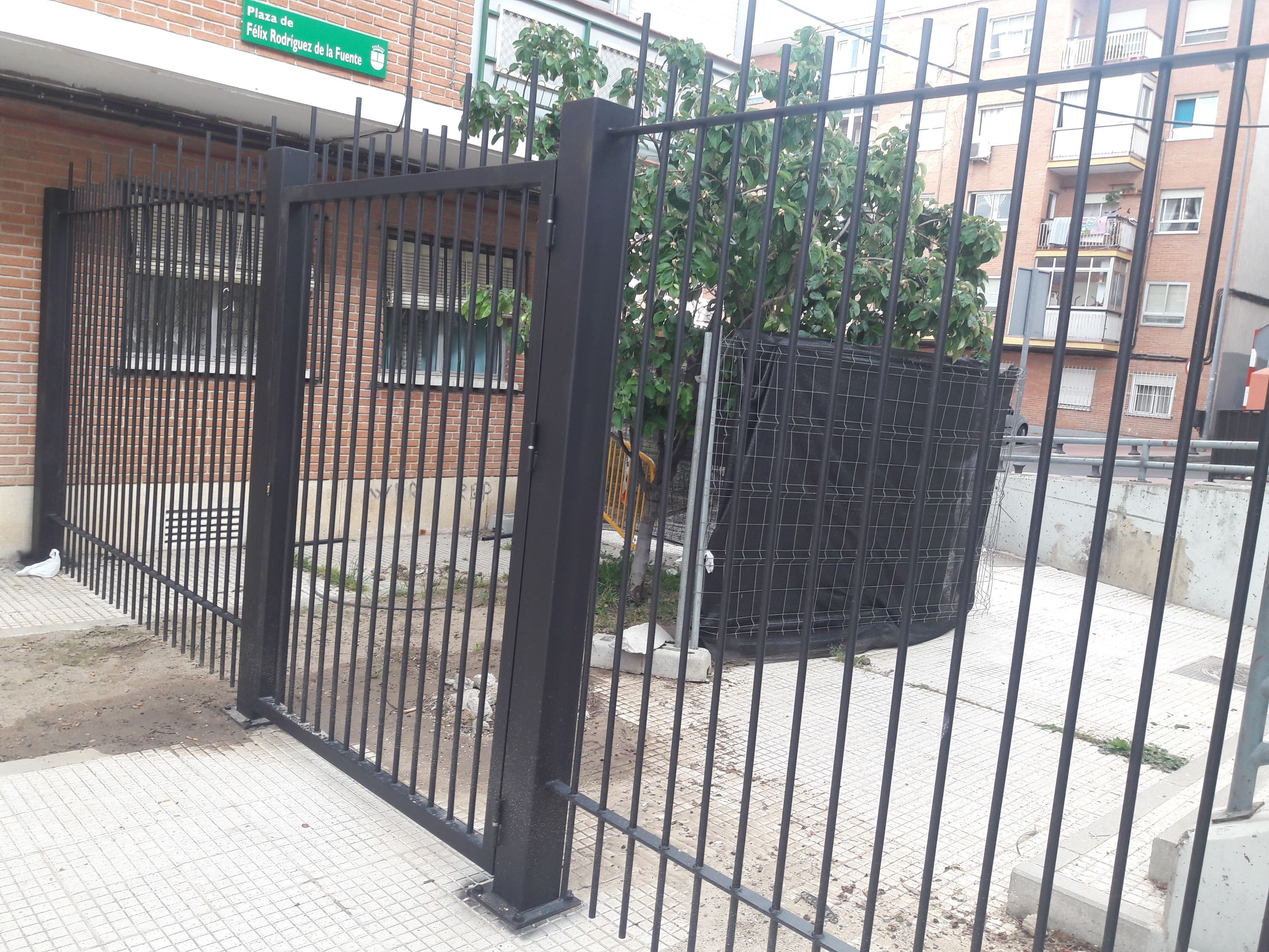 Cerramiento con puerta