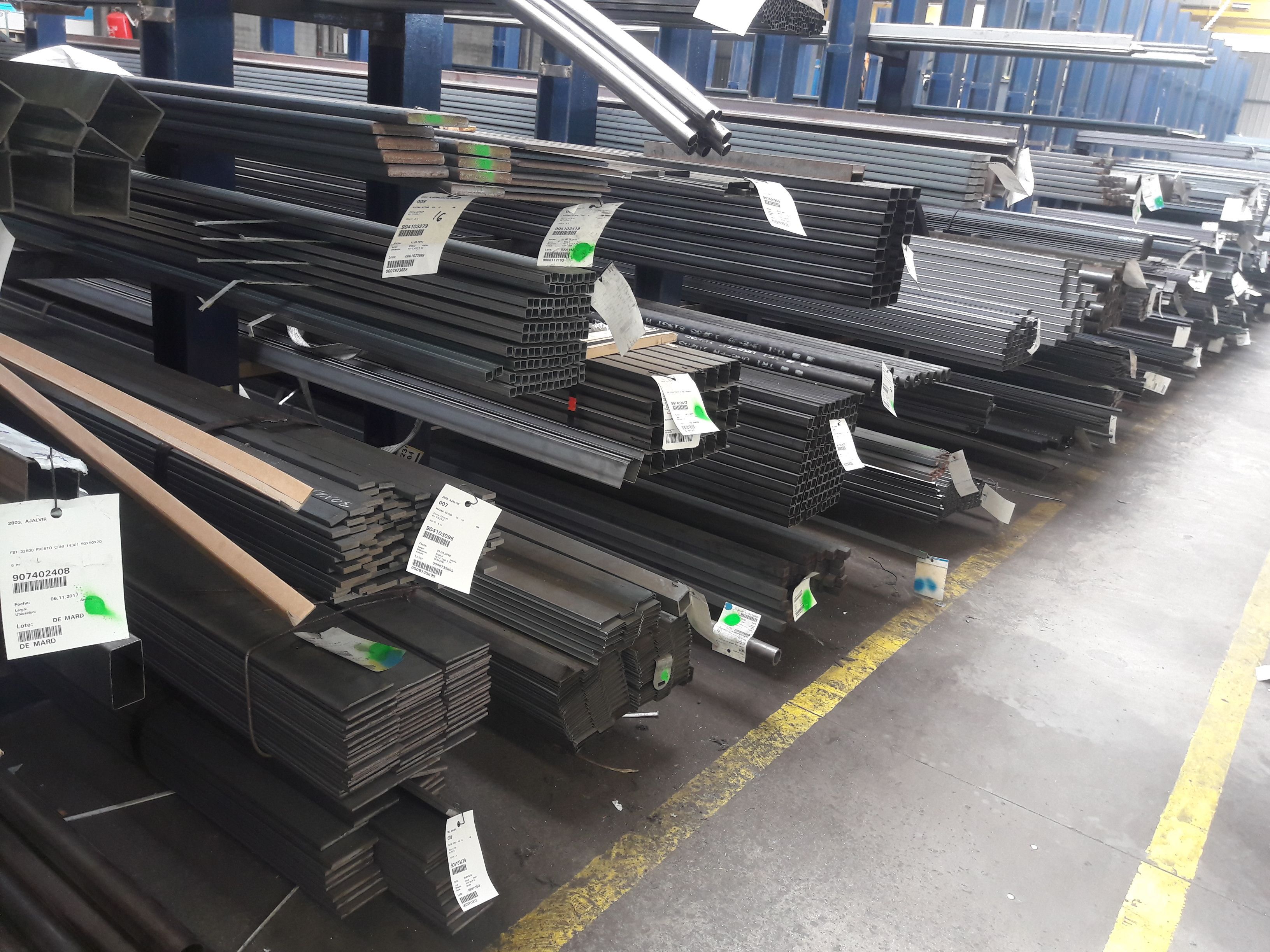 Perfiles en stock